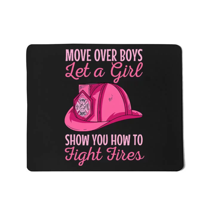 Firewoman Firefighter  Volunteer Firefighting Rescuer Mousepad