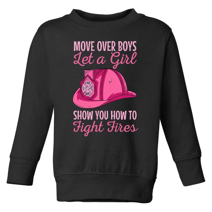 Firewoman Firefighter  Volunteer Firefighting Rescuer Toddler Sweatshirt