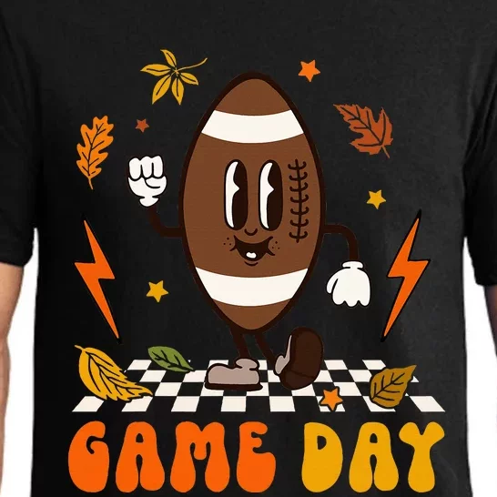 Festive Football Vibes for Thanksgiving Season Pajama Set