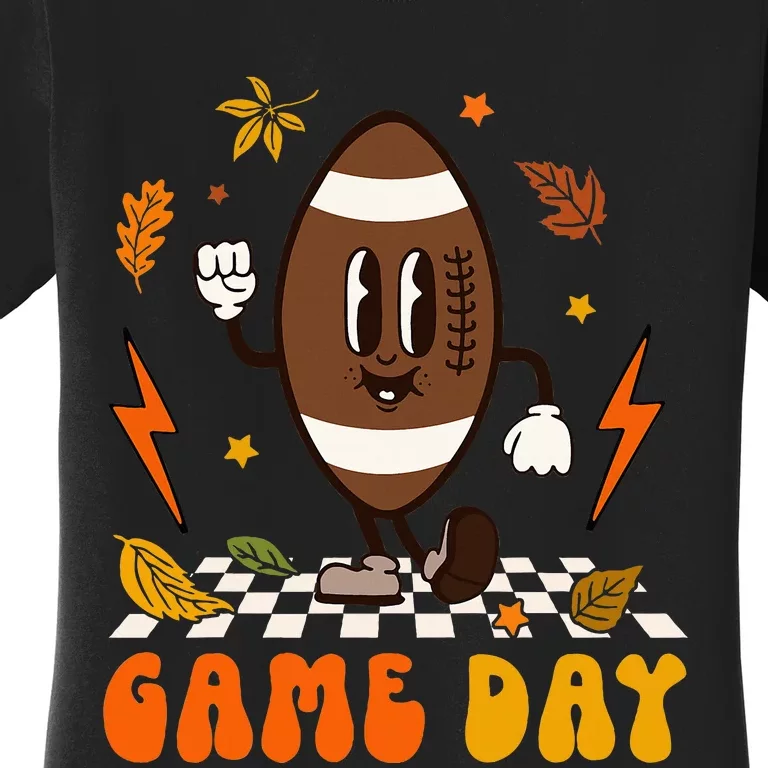 Festive Football Vibes for Thanksgiving Season Women's T-Shirt