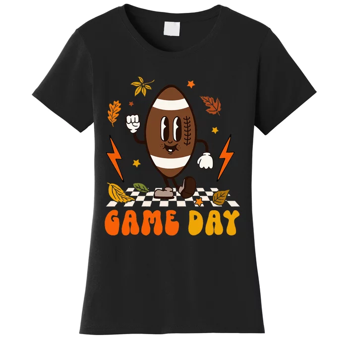 Festive Football Vibes for Thanksgiving Season Women's T-Shirt