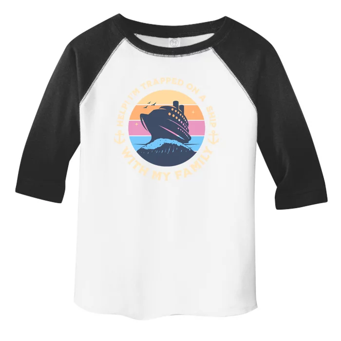 Funny Family Vacation Cruise Ship Trip Gift Toddler Fine Jersey T-Shirt