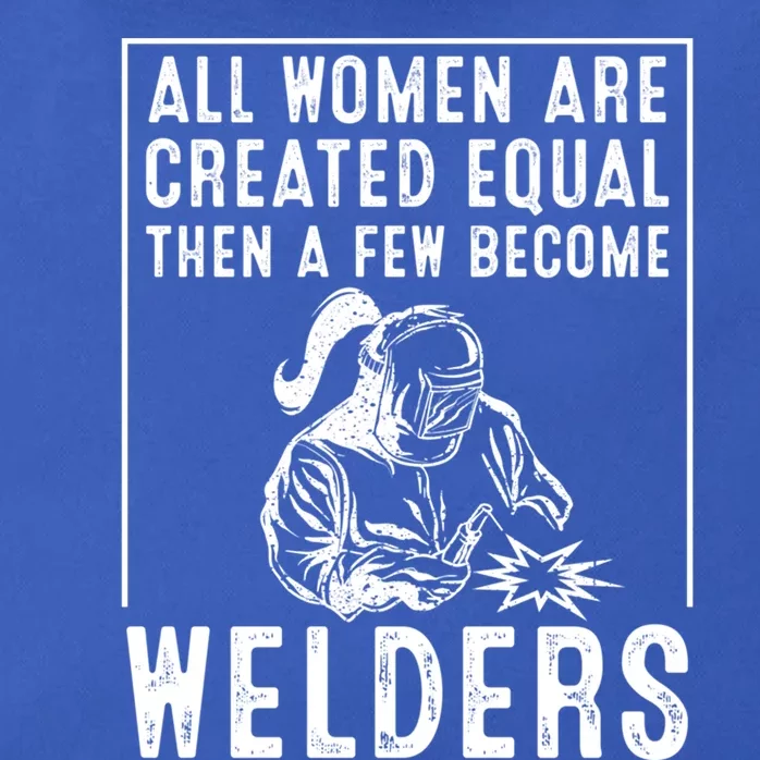 Funny Female Welder Gift Cool Proud Metalworkers Meaningful Gift Zip Tote Bag