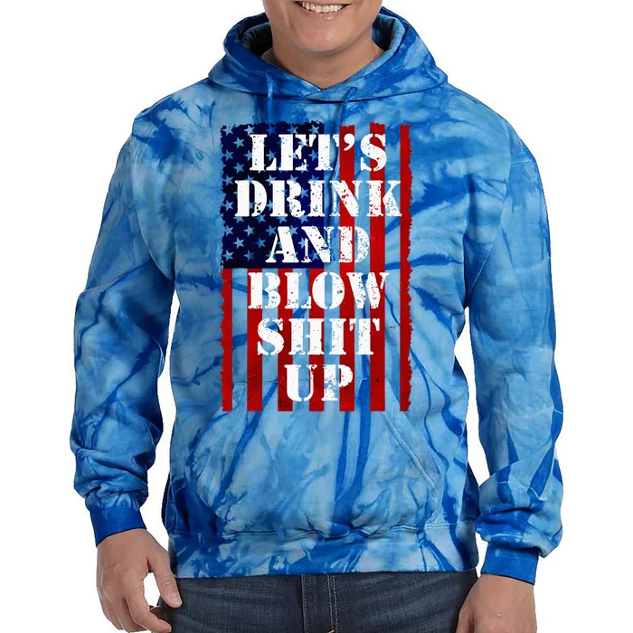 Funny Fireworks Women Day Drinking Tie Dye Hoodie