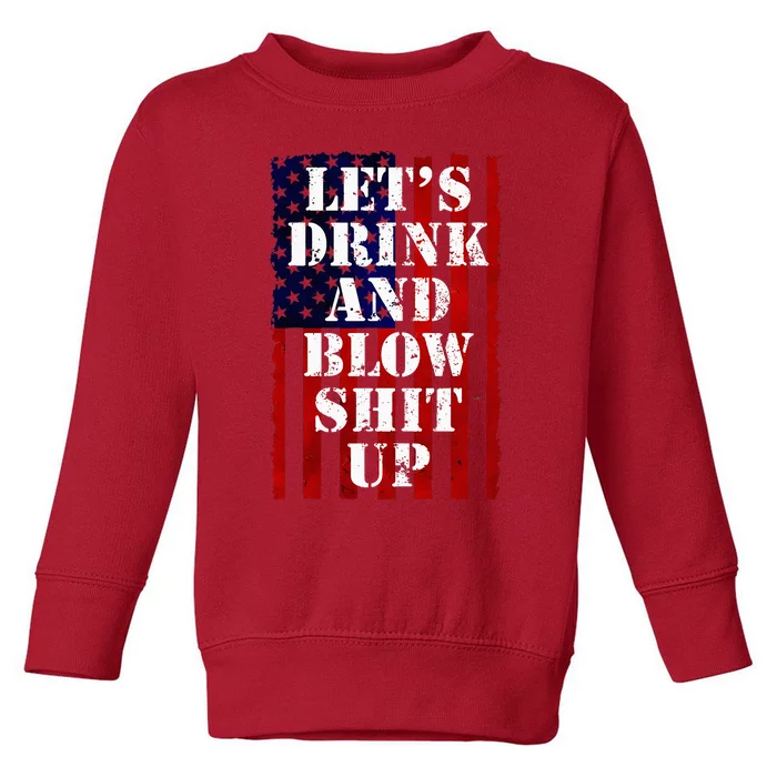 Funny Fireworks Women Day Drinking Toddler Sweatshirt