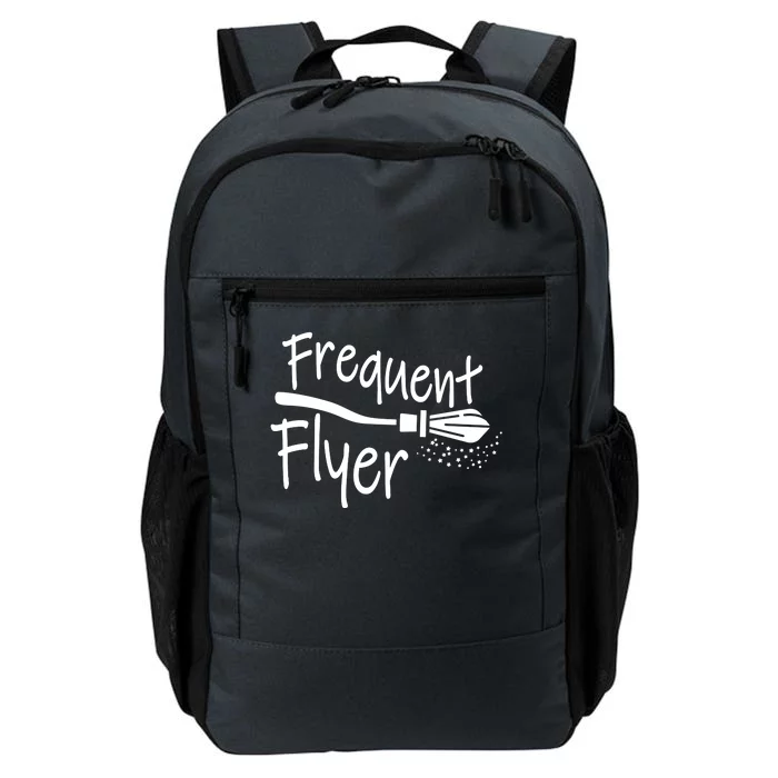 Frequent Flyer Witches Broom Halloween Daily Commute Backpack