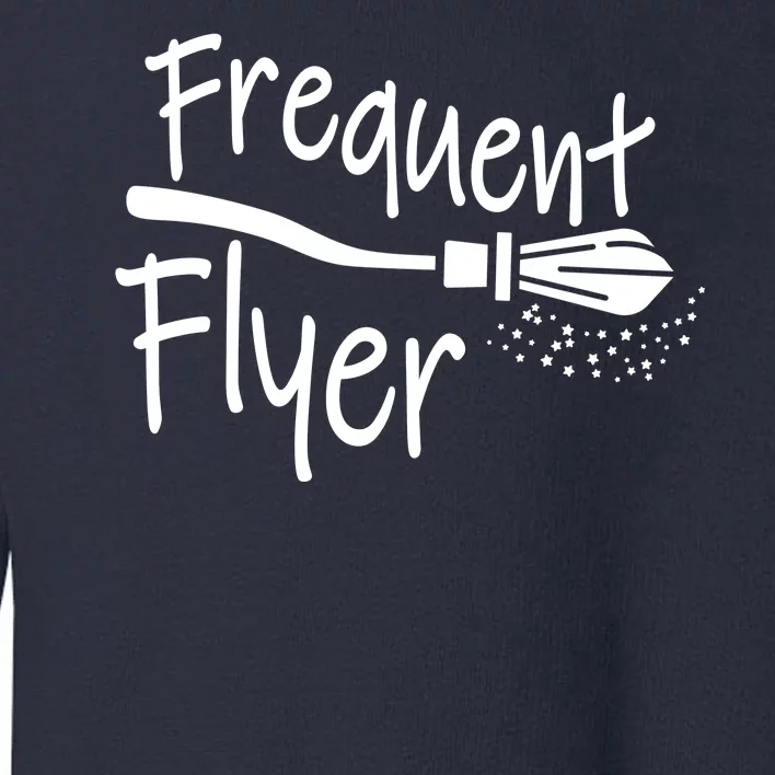 Frequent Flyer Witches Broom Halloween Toddler Sweatshirt