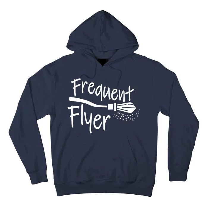 Frequent Flyer Witches Broom Halloween Tall Hoodie