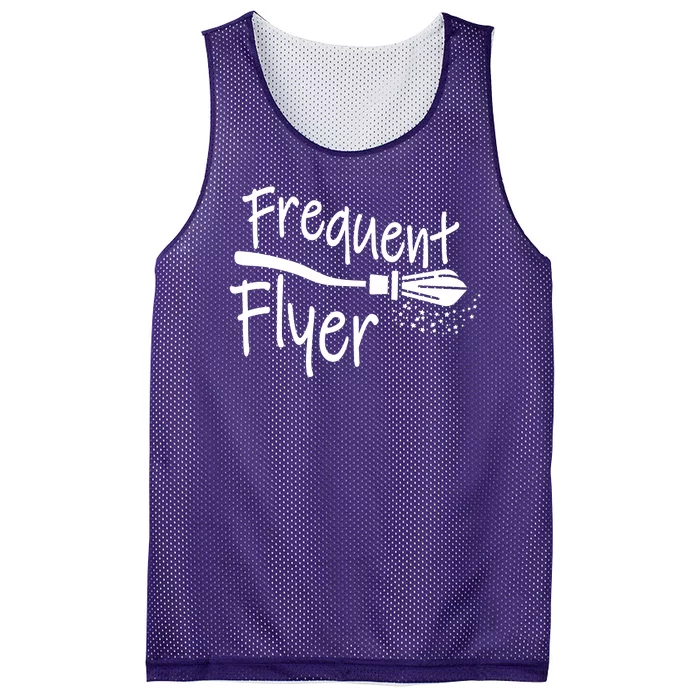 Frequent Flyer Witches Broom Halloween Mesh Reversible Basketball Jersey Tank