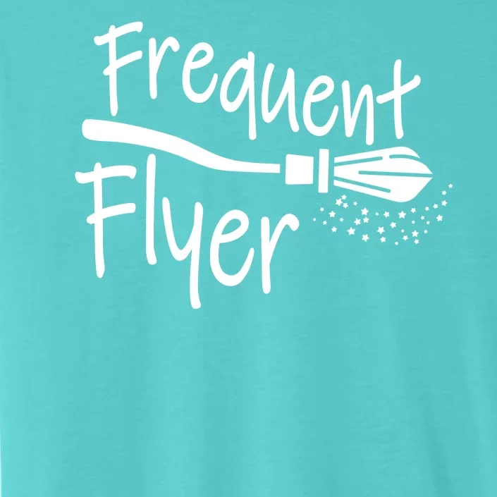 Frequent Flyer Witches Broom Halloween ChromaSoft Performance T-Shirt