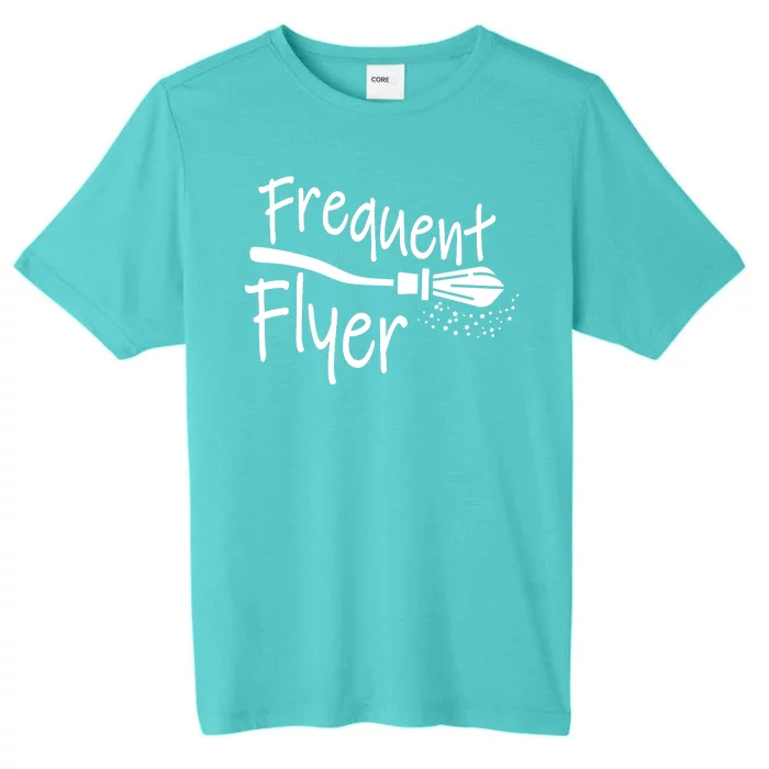 Frequent Flyer Witches Broom Halloween ChromaSoft Performance T-Shirt