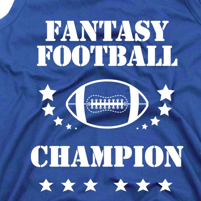 Fantasy Football Winner Champion Cool Gift Tank Top