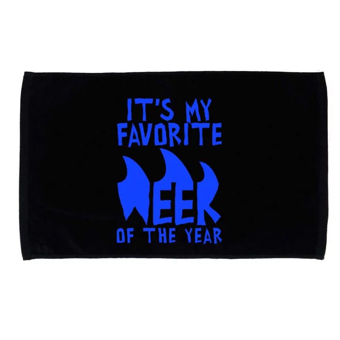 Funny Favorite Week Saying For Shark Enthusiasts Hobby 2024 Gift Microfiber Hand Towel