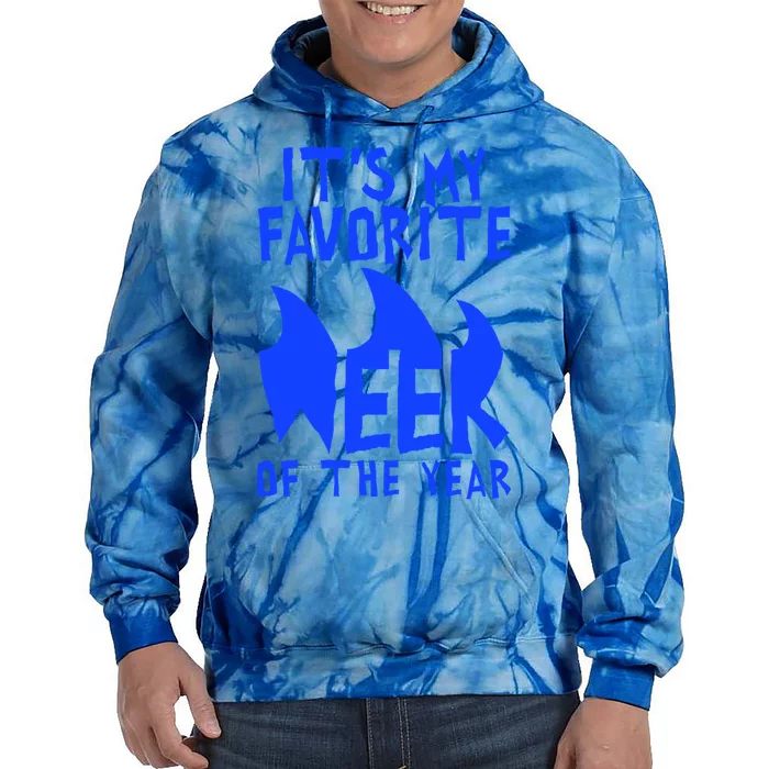 Funny Favorite Week Saying For Shark Enthusiasts Hobby 2024 Gift Tie Dye Hoodie