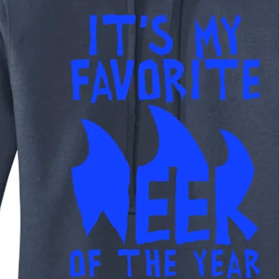 Funny Favorite Week Saying For Shark Enthusiasts Hobby 2024 Gift Women's Pullover Hoodie