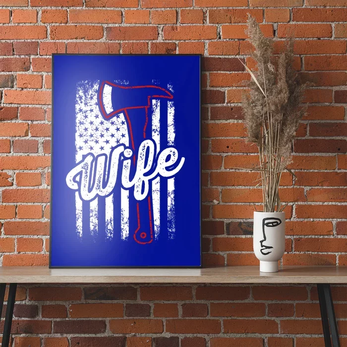 Funny Firefighter Wife Fire's Wife Couple Gift Poster