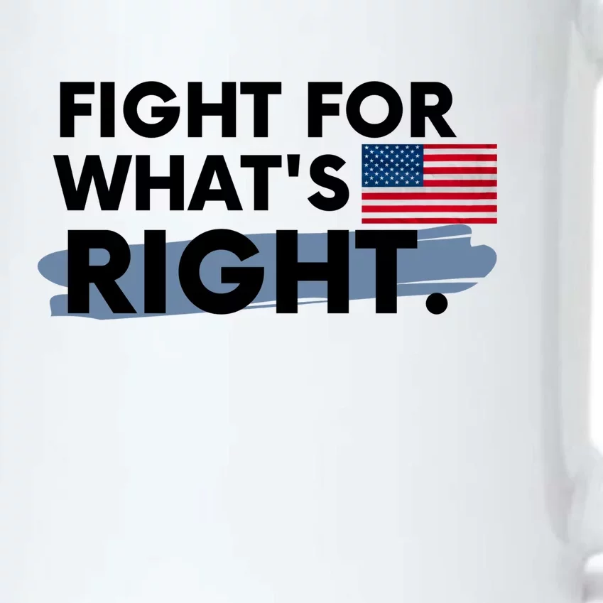 Fight For What's Right USA Black Color Changing Mug