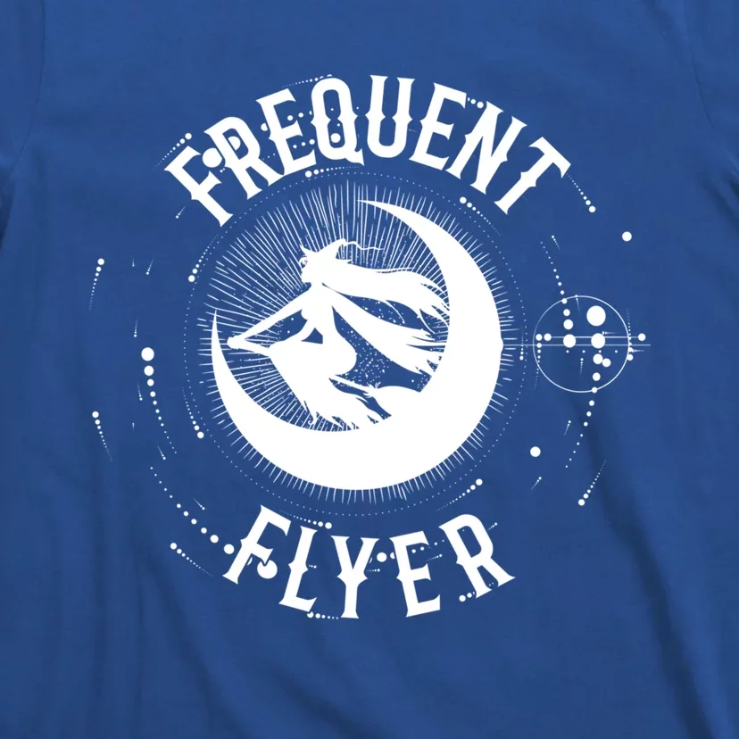 Frequent Flyer Witch Pagan Wicca Gift T-Shirt