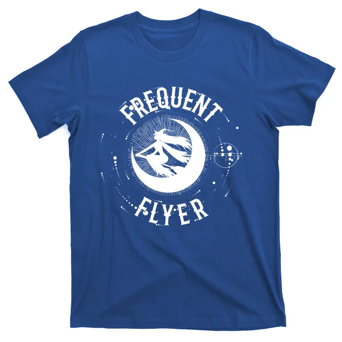 Frequent Flyer Witch Pagan Wicca Gift T-Shirt