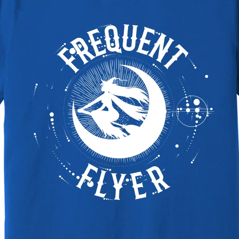 Frequent Flyer Witch Pagan Wicca Gift Premium T-Shirt