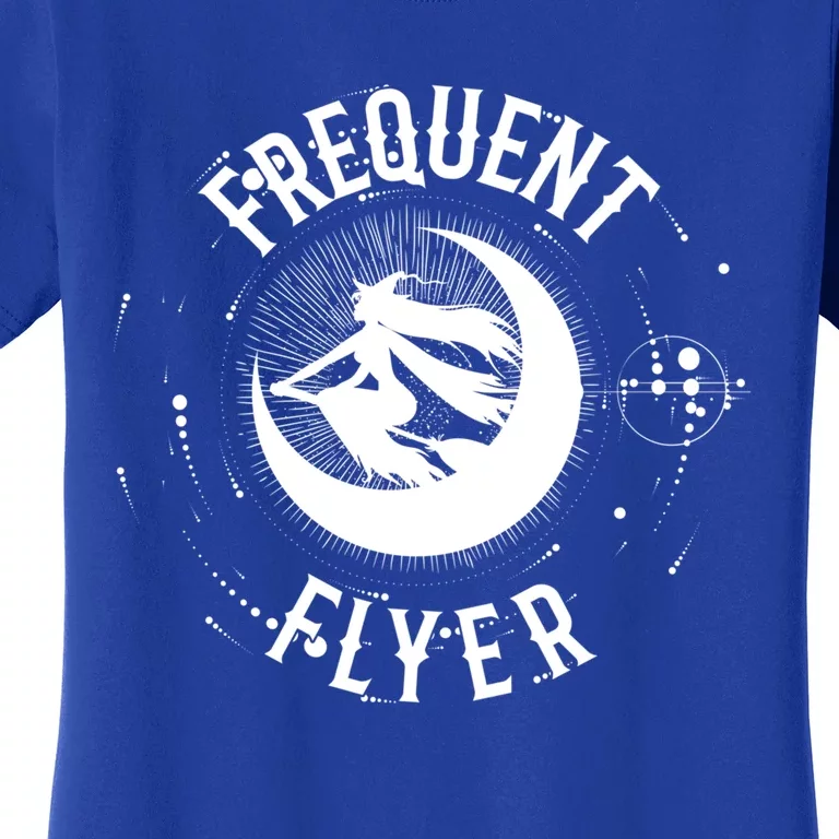 Frequent Flyer Witch Pagan Wicca Gift Women's T-Shirt