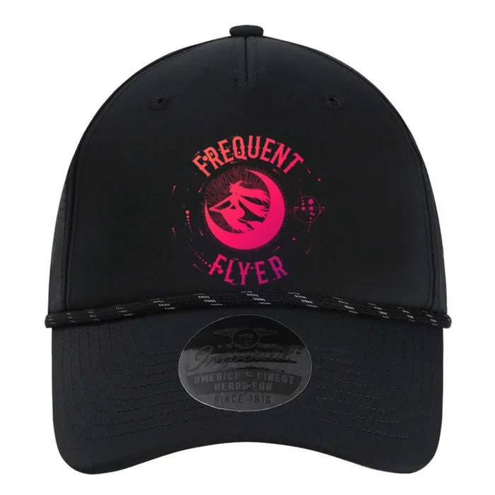 Frequent Flyer Witch Pagan Wicca Funny Gift Performance The Dyno Cap