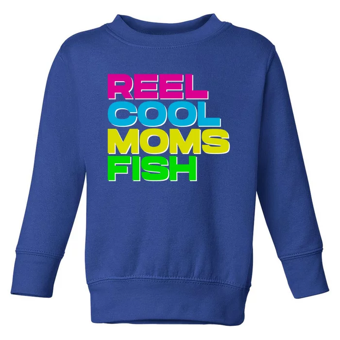 Funny Fisher Wife Fishing Mom Funny Gift Toddler Sweatshirt