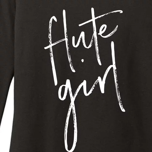 Flute For Women Flute Players T Band Gifts Womens CVC Long Sleeve Shirt