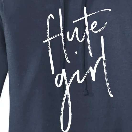 Flute For Women Flute Players T Band Gifts Women's Pullover Hoodie