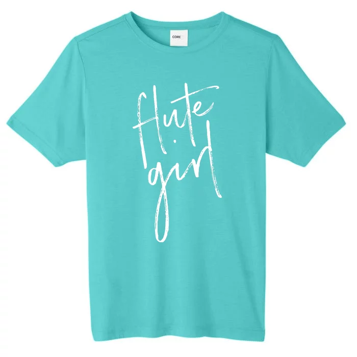 Flute For Women Flute Players T Band Gifts ChromaSoft Performance T-Shirt