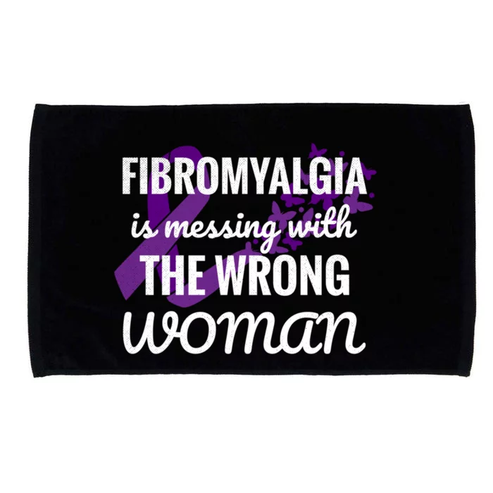 Fibromyalgia Fibro Warrior Meaningful Gift Microfiber Hand Towel