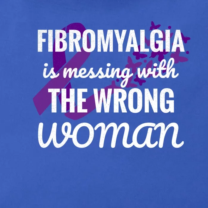 Fibromyalgia Fibro Warrior Meaningful Gift Zip Tote Bag