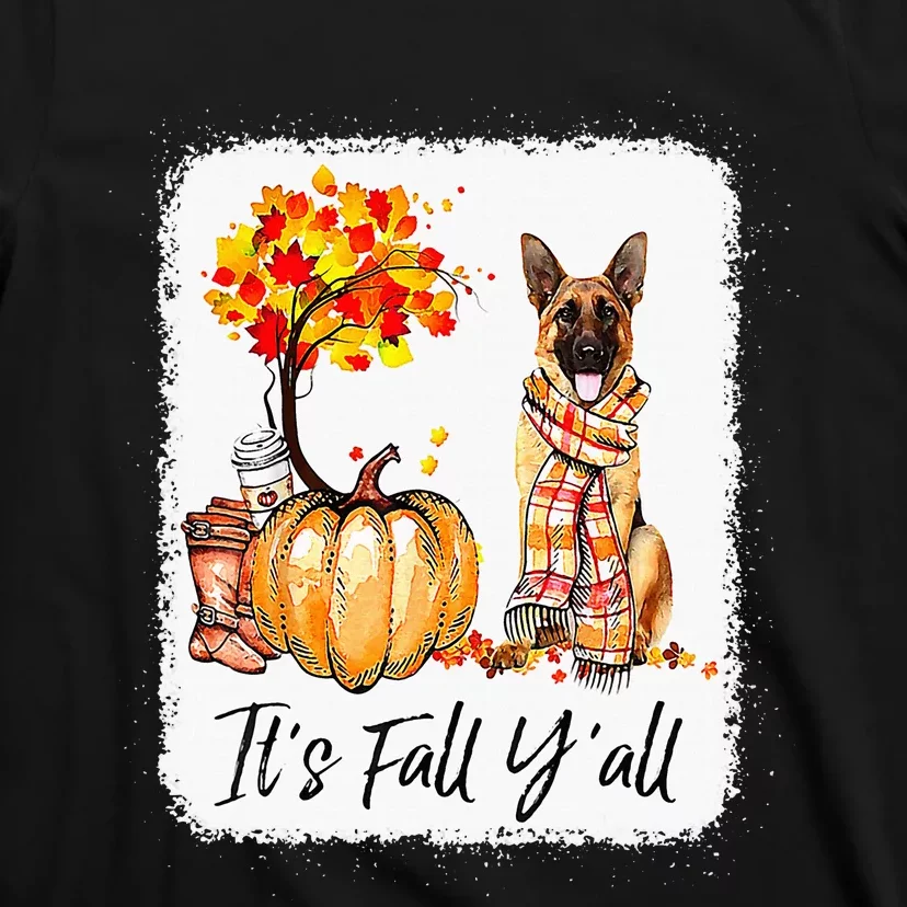 Fall Festivities with German Shepherd Dog Halloween & Thanksgiving T-Shirt