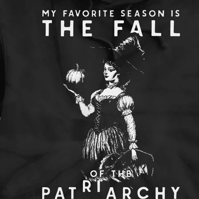 Funny Feminist Witch My Favorite Season Tie Dye Hoodie