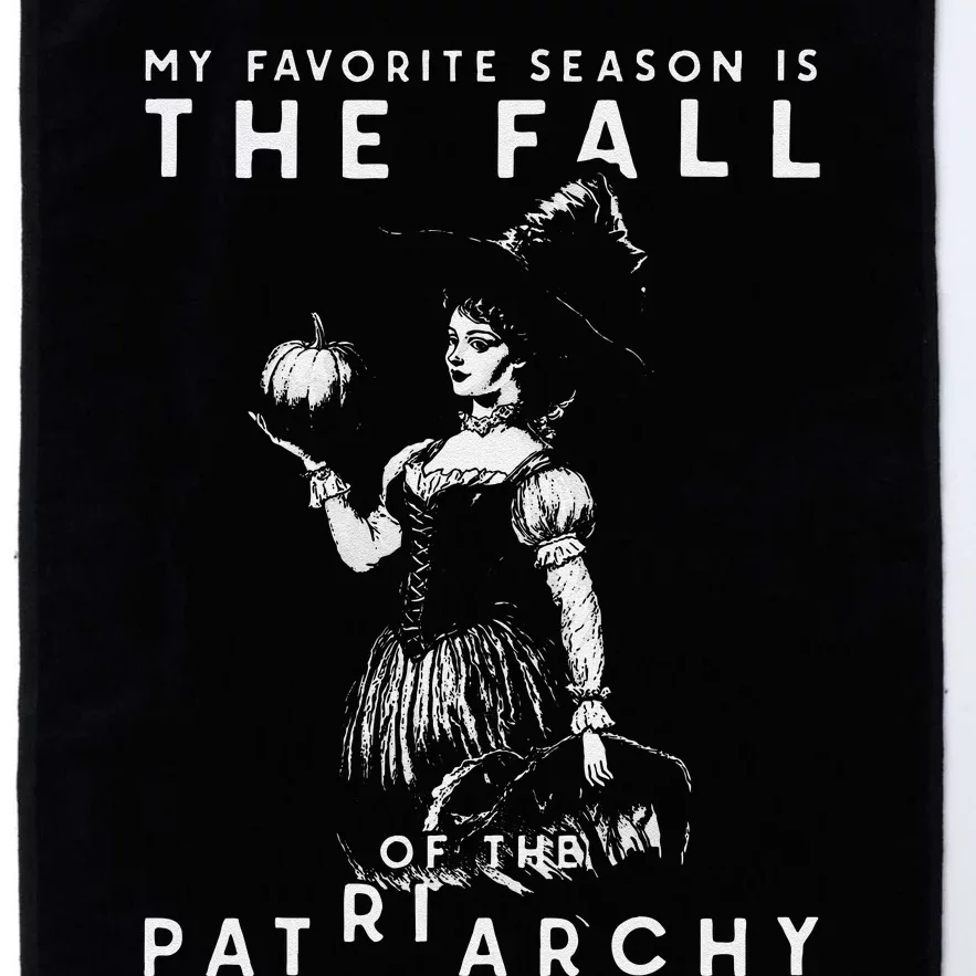 Funny Feminist Witch My Favorite Season Platinum Collection Golf Towel