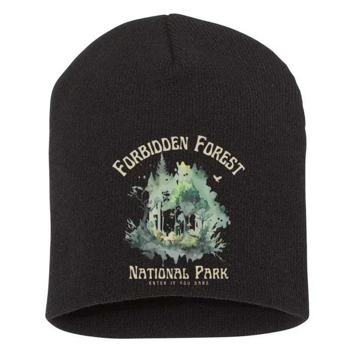 Forbidden Forest Wizard National Park Short Acrylic Beanie