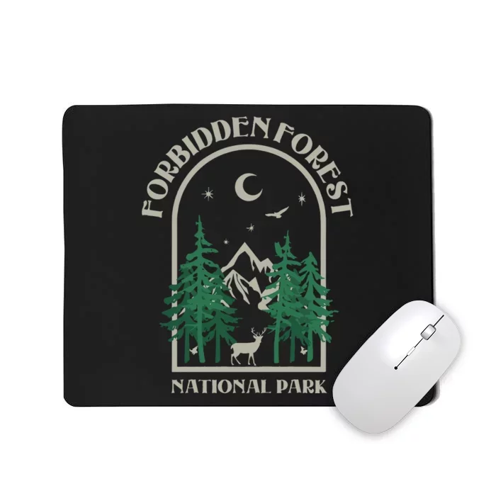 Forbidden Forest Wizard National Park Mousepad