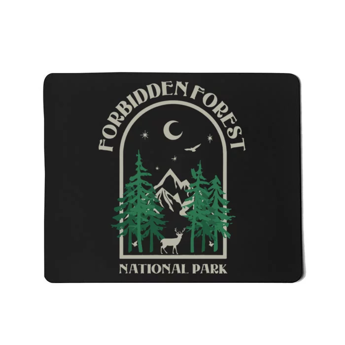 Forbidden Forest Wizard National Park Mousepad