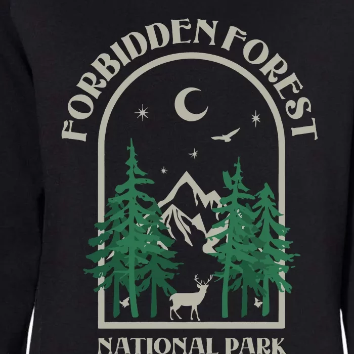 Forbidden Forest Wizard National Park Womens California Wash Sweatshirt