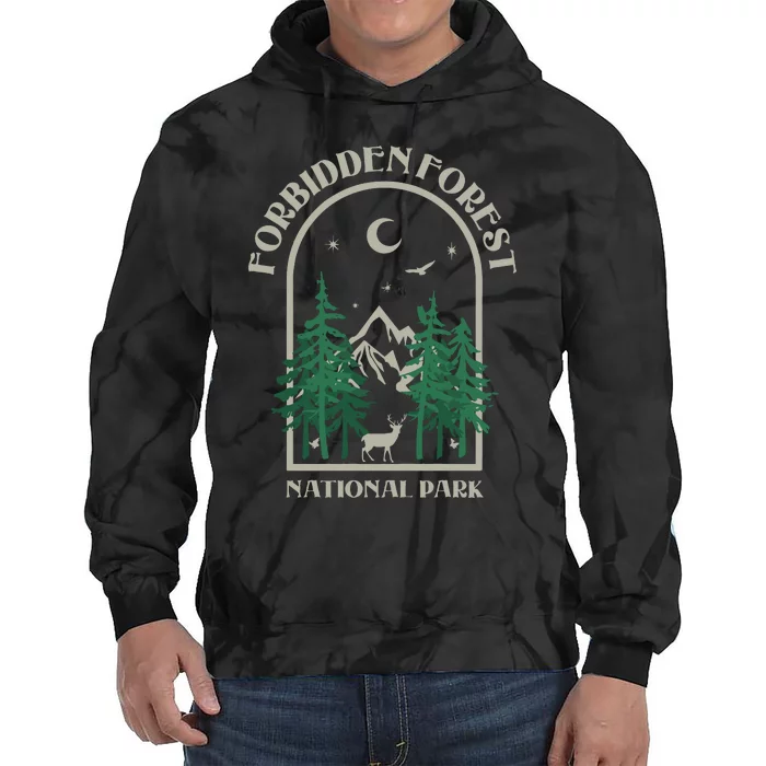 Forbidden Forest Wizard National Park Tie Dye Hoodie