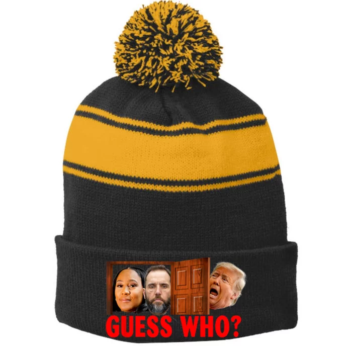 Funny Fani Willis Jack Smith Guess Who Stripe Pom Pom Beanie