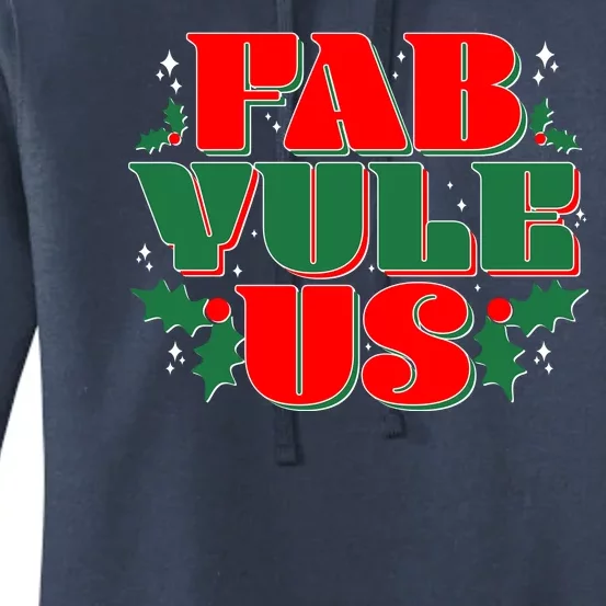 Funny Fab Yule Us Christmas Women's Pullover Hoodie