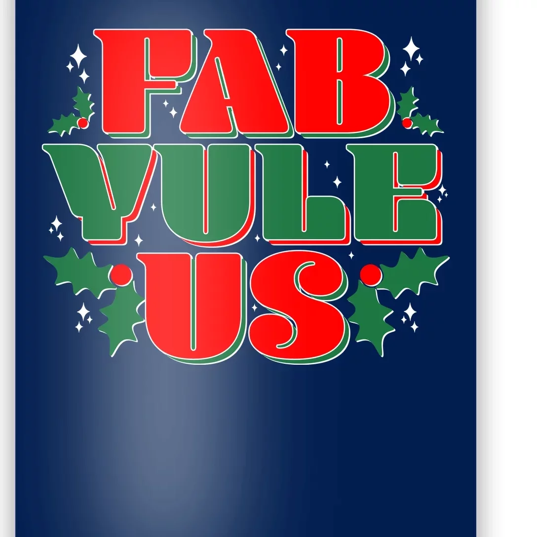 Funny Fab Yule Us Christmas Poster