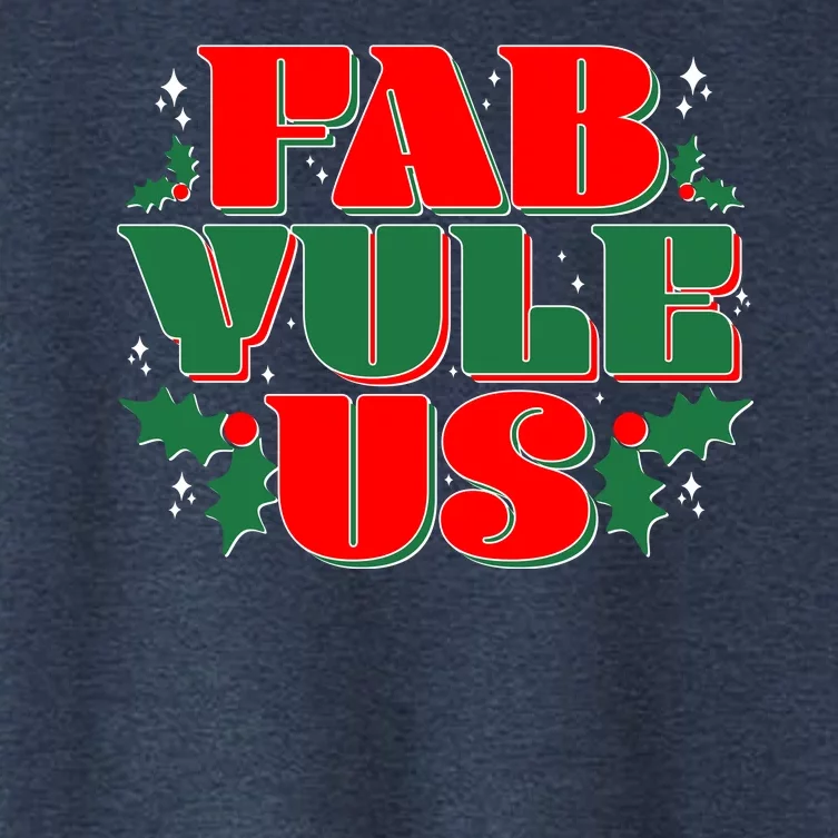 Funny Fab Yule Us Christmas Women's Crop Top Tee