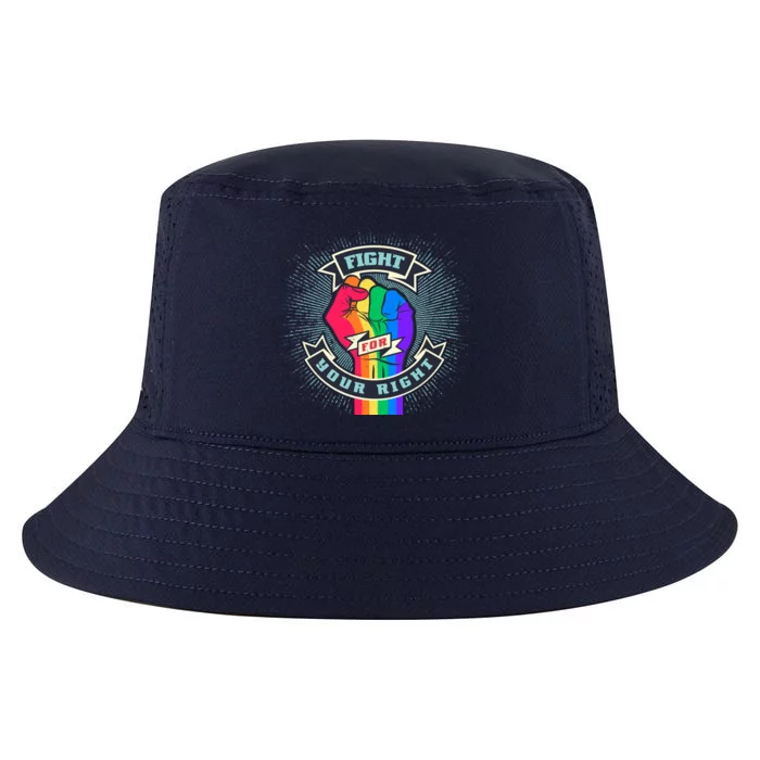 Fight For Your Right LGBT Pride Cool Comfort Performance Bucket Hat