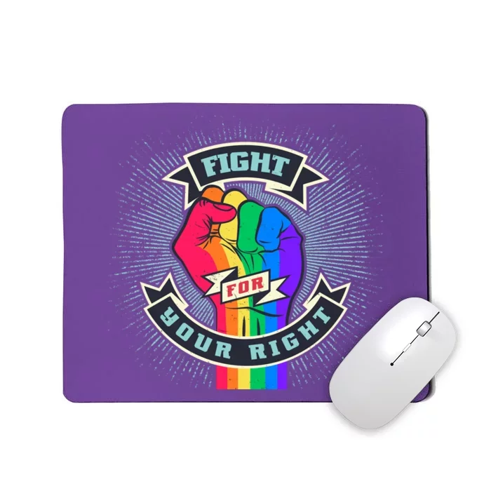 Fight For Your Right LGBT Pride Mousepad