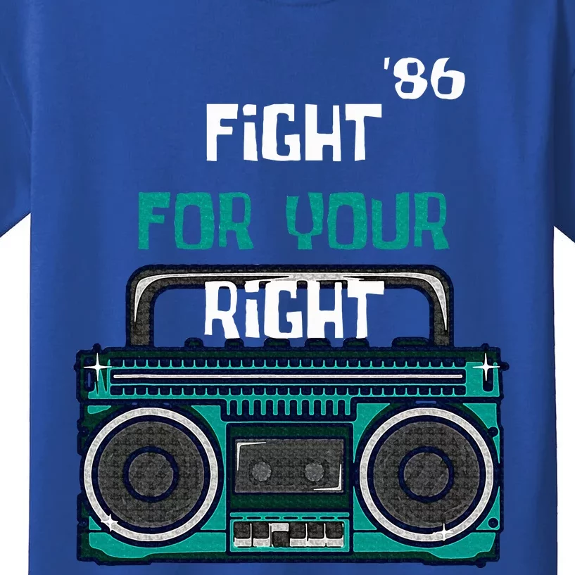 Fight For Your Right Ghetto Blaster Pop Band Kids T-Shirt