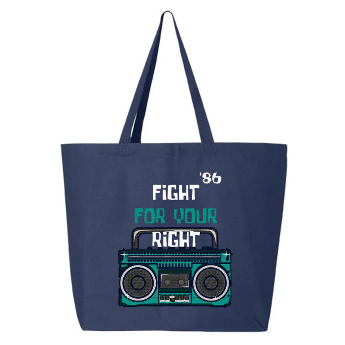 Fight For Your Right Ghetto Blaster Pop Band 25L Jumbo Tote