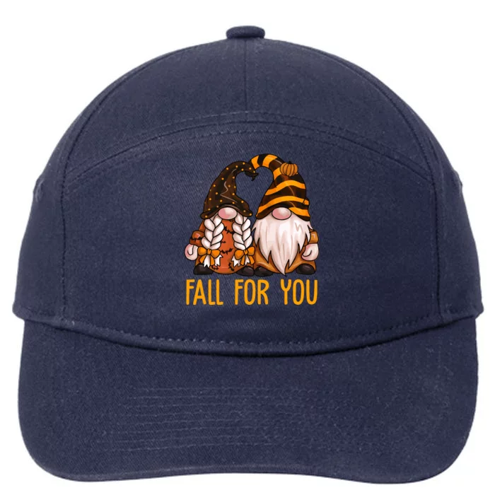 Fall For You Gnome Cute 7-Panel Snapback Hat