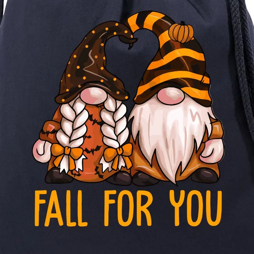 Fall For You Gnome Cute Drawstring Bag